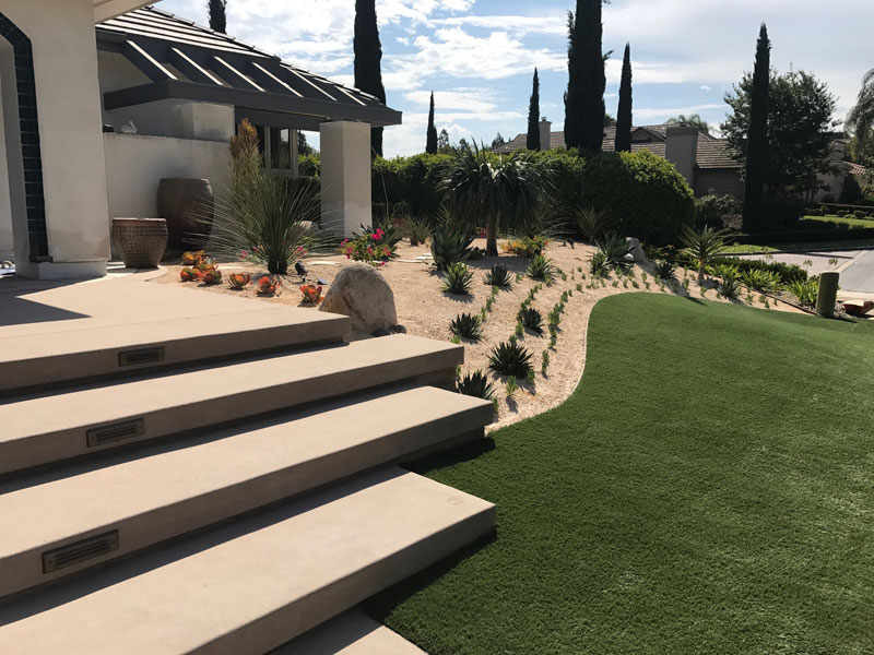 Synthetic Turf Installation Contractor Projects San Diego, New Residential or Business Project Artificial Landscape Installation